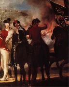 Thomas Pakenham The United army of Down has been broken b the King-s troops oil painting